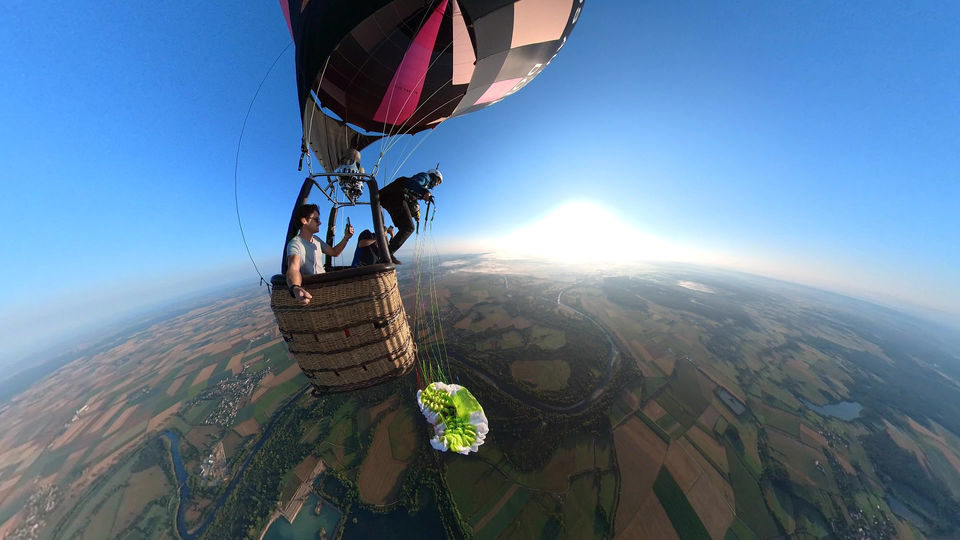 Jules's Hot Air Balloon McConkey Rollover